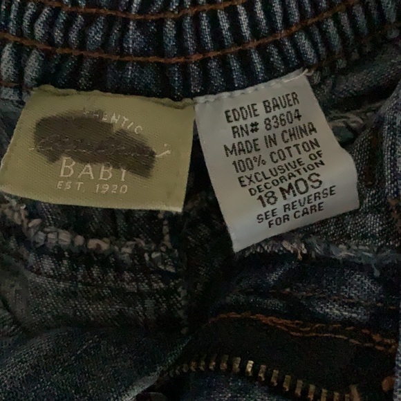 Eddie Bauer 18month cutoff denim jen shorts - Picture 2 of 4